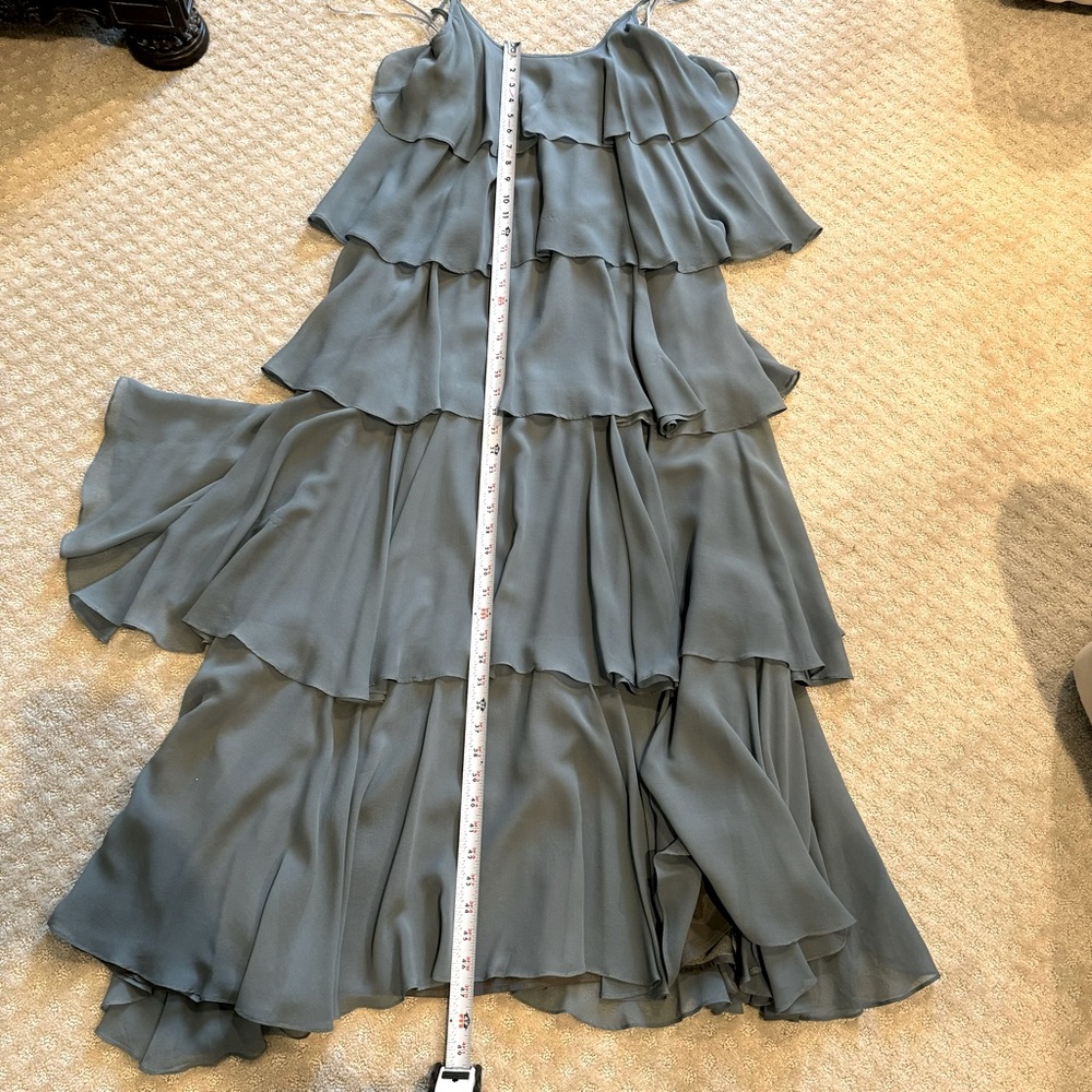 Paper Crown Tiered Ruffled Maxi Dress. Size M - Picture 9 of 10